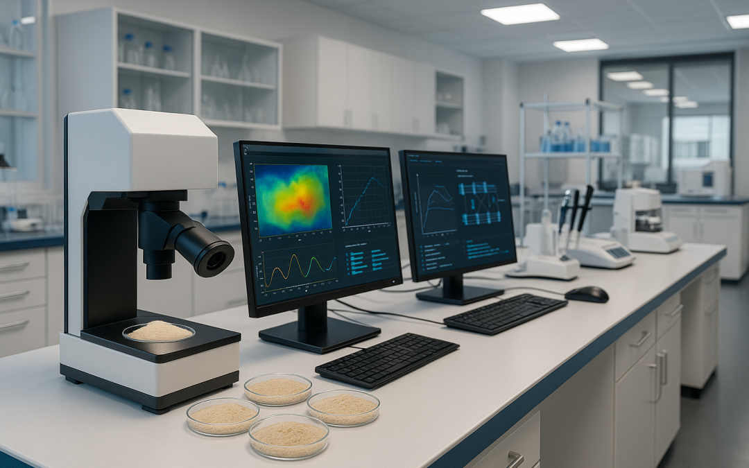 AI-Enhanced Spectroscopy for Chickpea Flour Quality Analysis